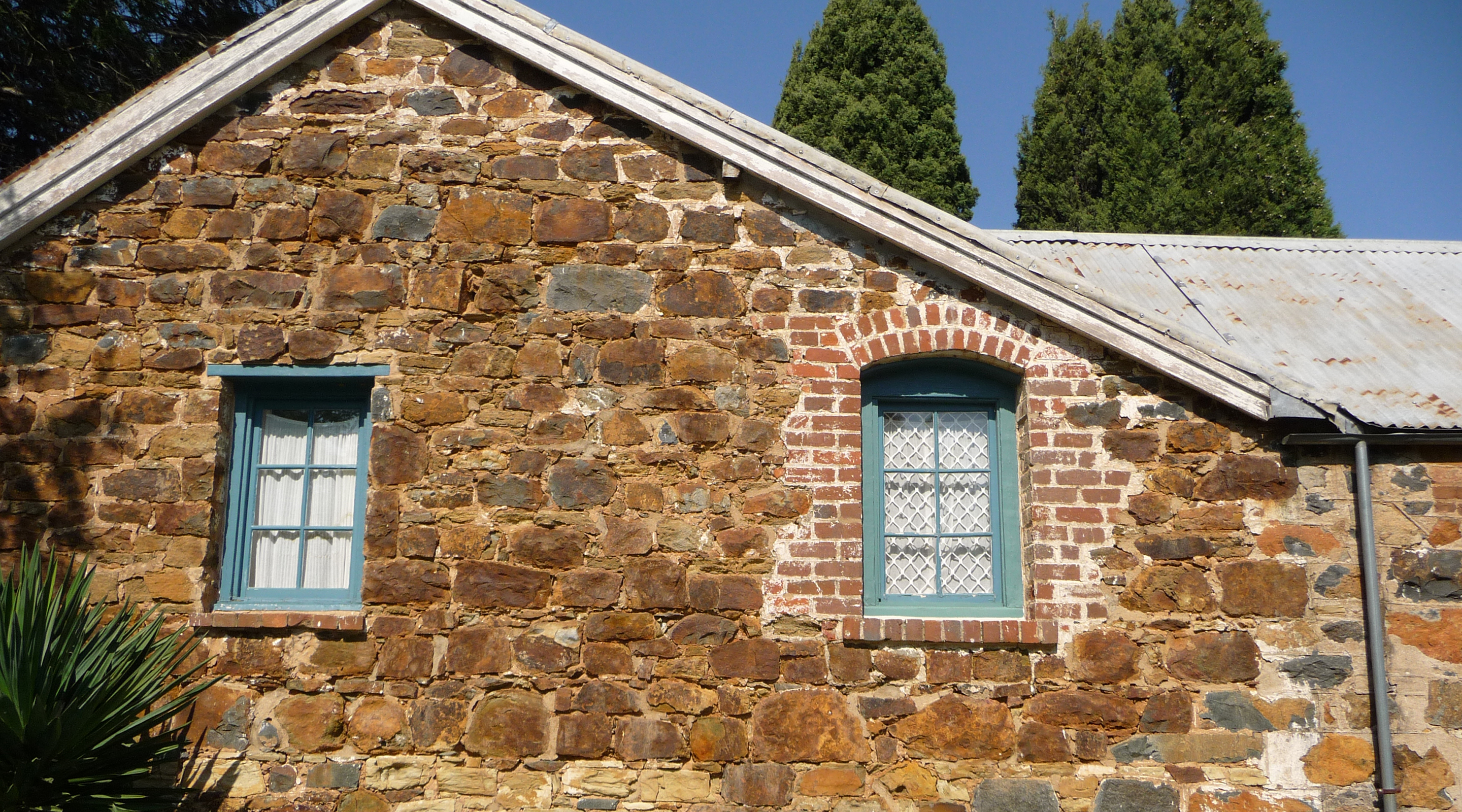 Exterior walls of Blundells Cottage