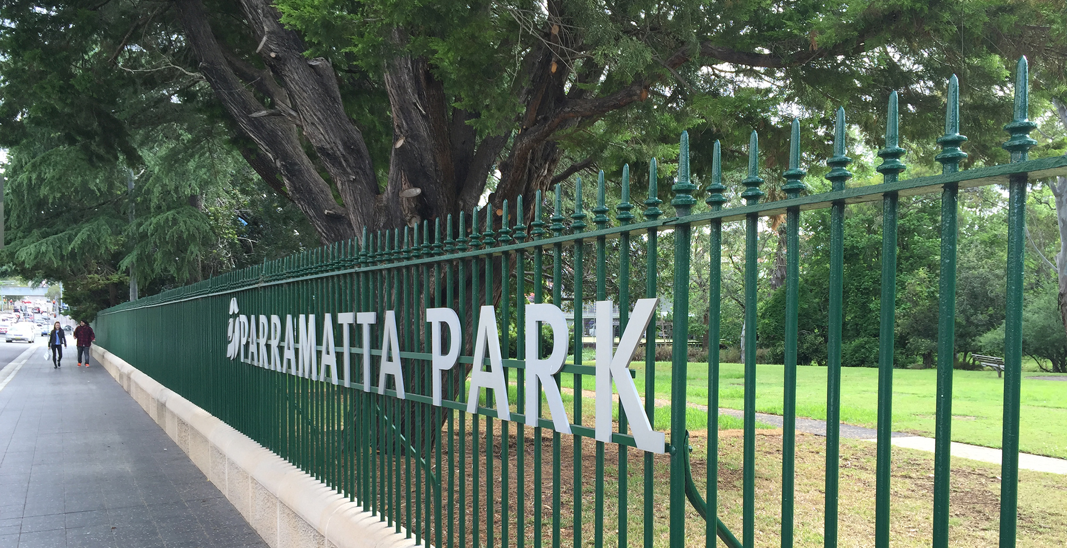 Entry gate to Parramatta Park