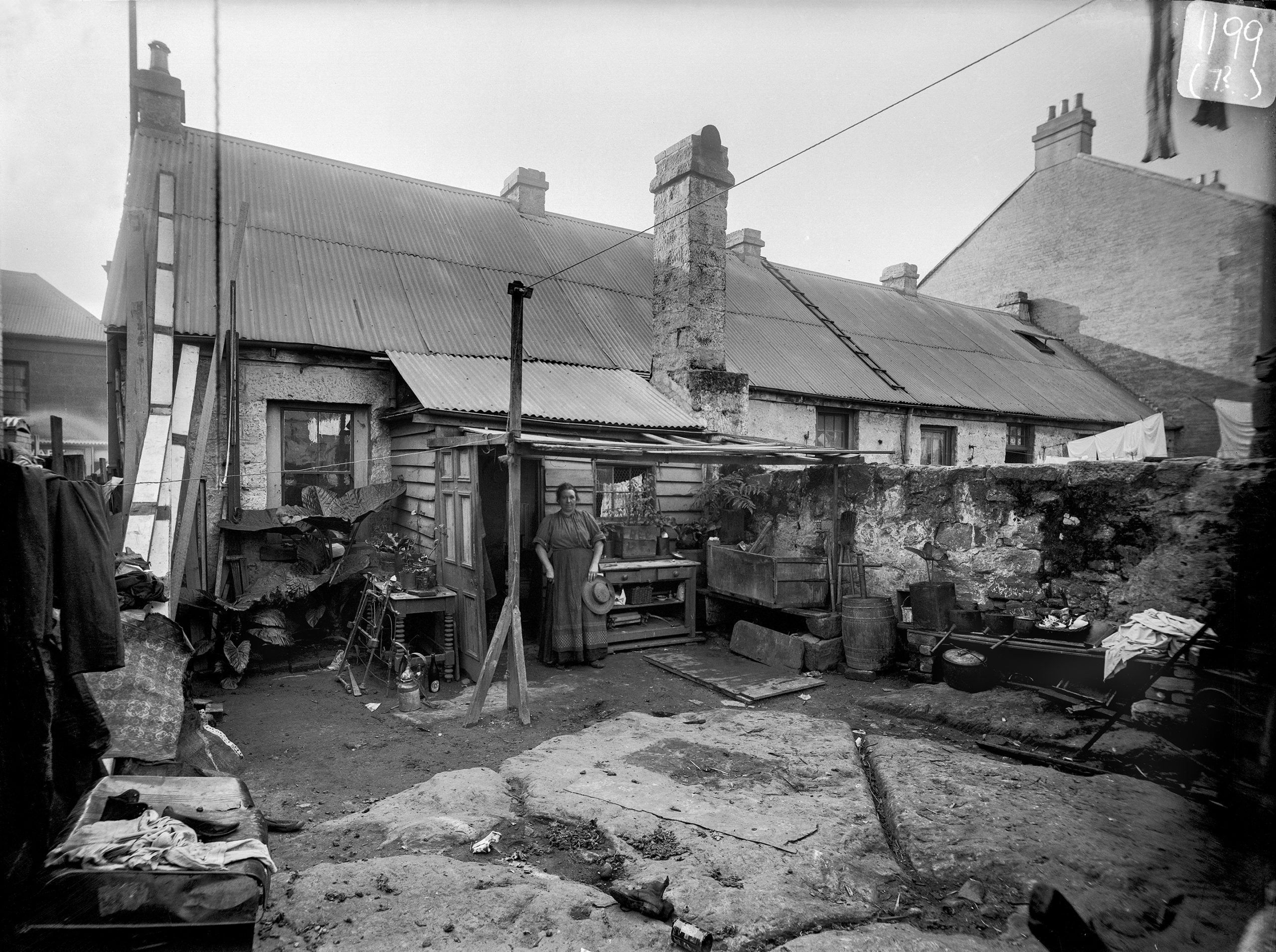 Pyrmont Stone Cottage and Woman