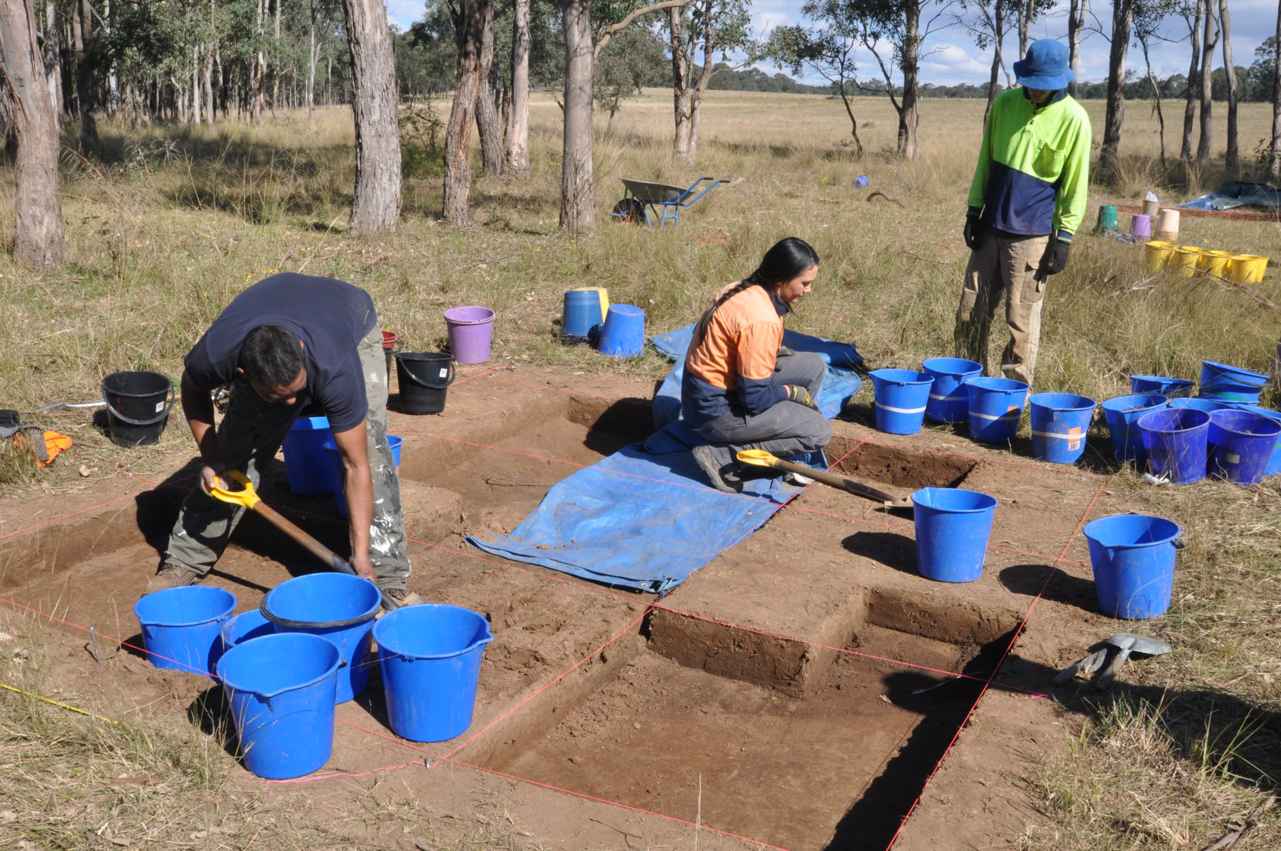 workers on site